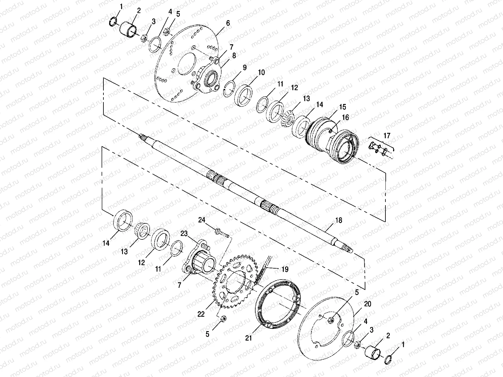 REAR HOUSING - A00BA25CA (4954825482C002) | REAR HOUSING - A00BA25CA (4954825482C002)