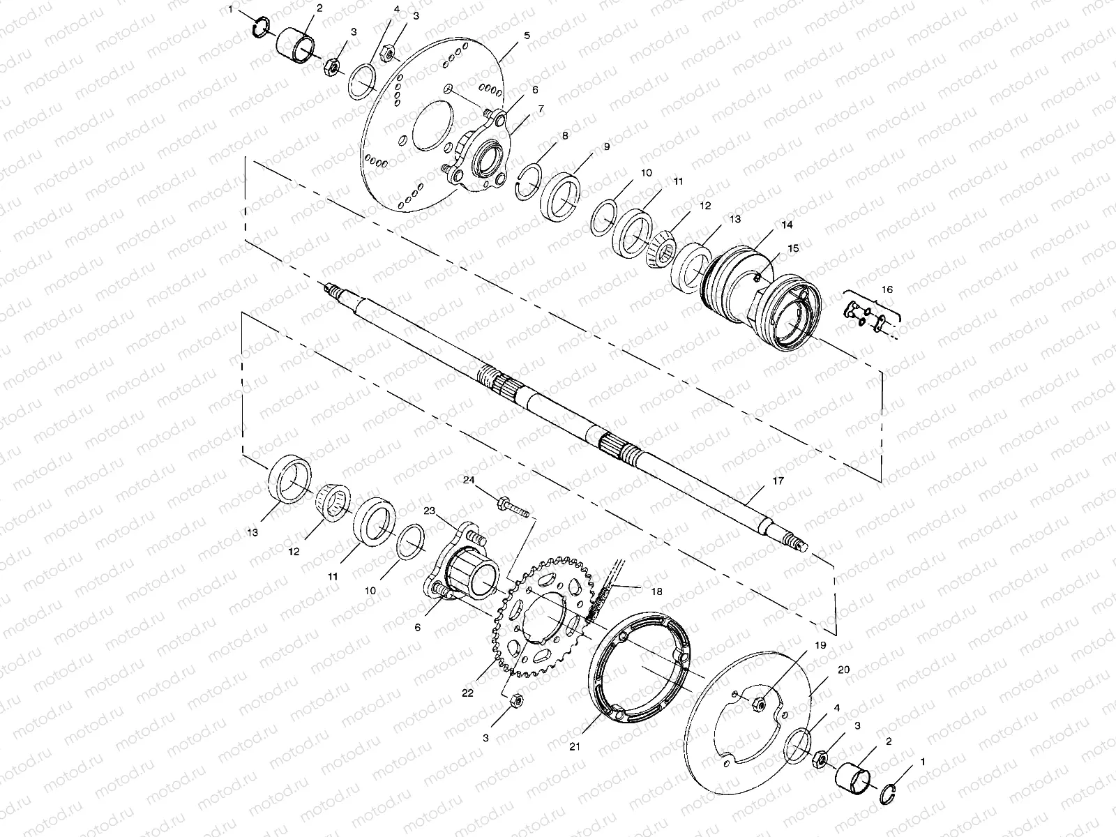 REAR HOUSING - A00BA38CA (4954835483B014) | REAR HOUSING - A00BA38CA (4954835483B014)