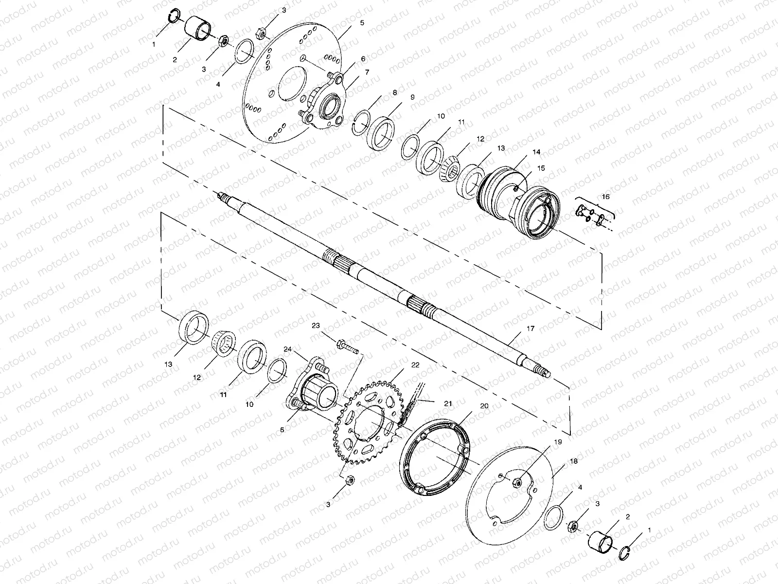 REAR HOUSING - A00BG38CA (4954845484C006) | REAR HOUSING - A00BG38CA (4954845484C006)