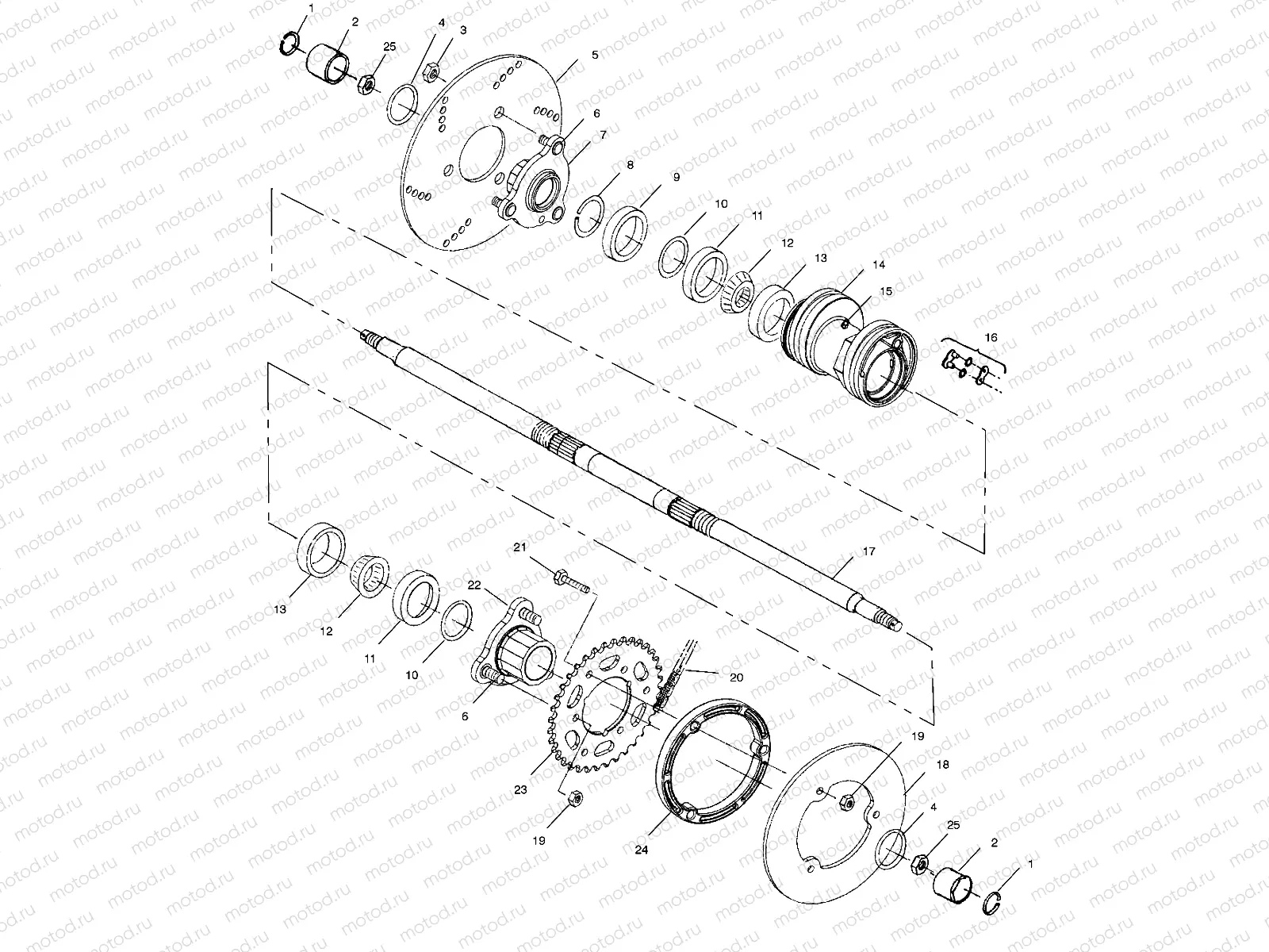 REAR HOUSING - A00BG50AA (4954855485C006) | REAR HOUSING - A00BG50AA (4954855485C006)