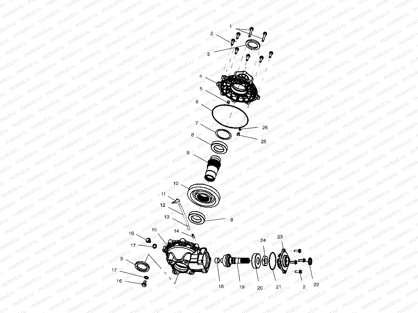 REAR HOUSING - A00CB32AA (4949354935C007) | REAR HOUSING - A00CB32AA (4949354935C007)