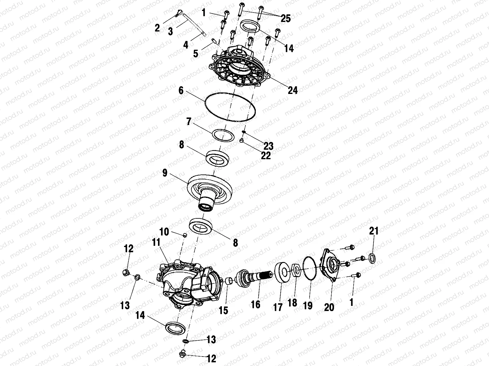 REAR HOUSING - A00CD50AA (4954885488C013) | REAR HOUSING - A00CD50AA (4954885488C013)