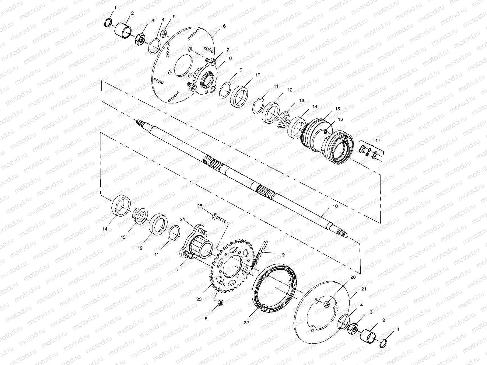 REAR HOUSING - A01AA32AA (4963816381B009) | REAR HOUSING - A01AA32AA (4963816381B009)