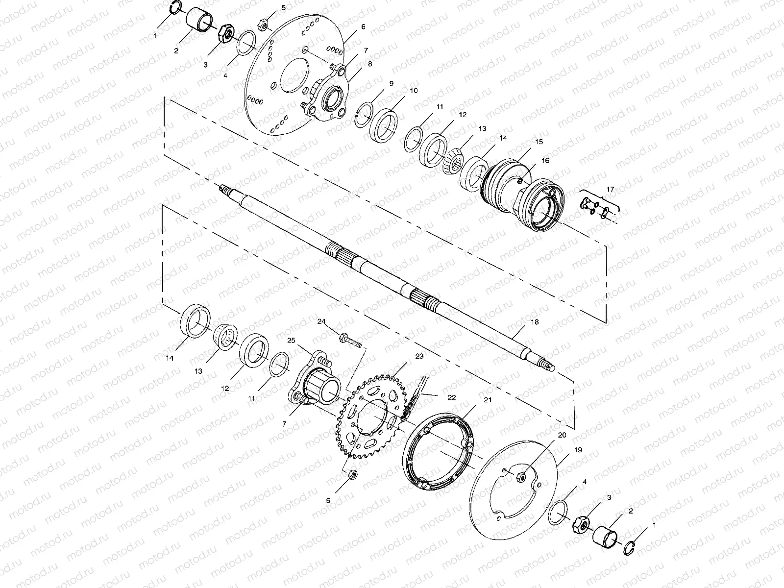 REAR HOUSING - A01AG25CA (4963866386B011) | REAR HOUSING - A01AG25CA (4963866386B011)