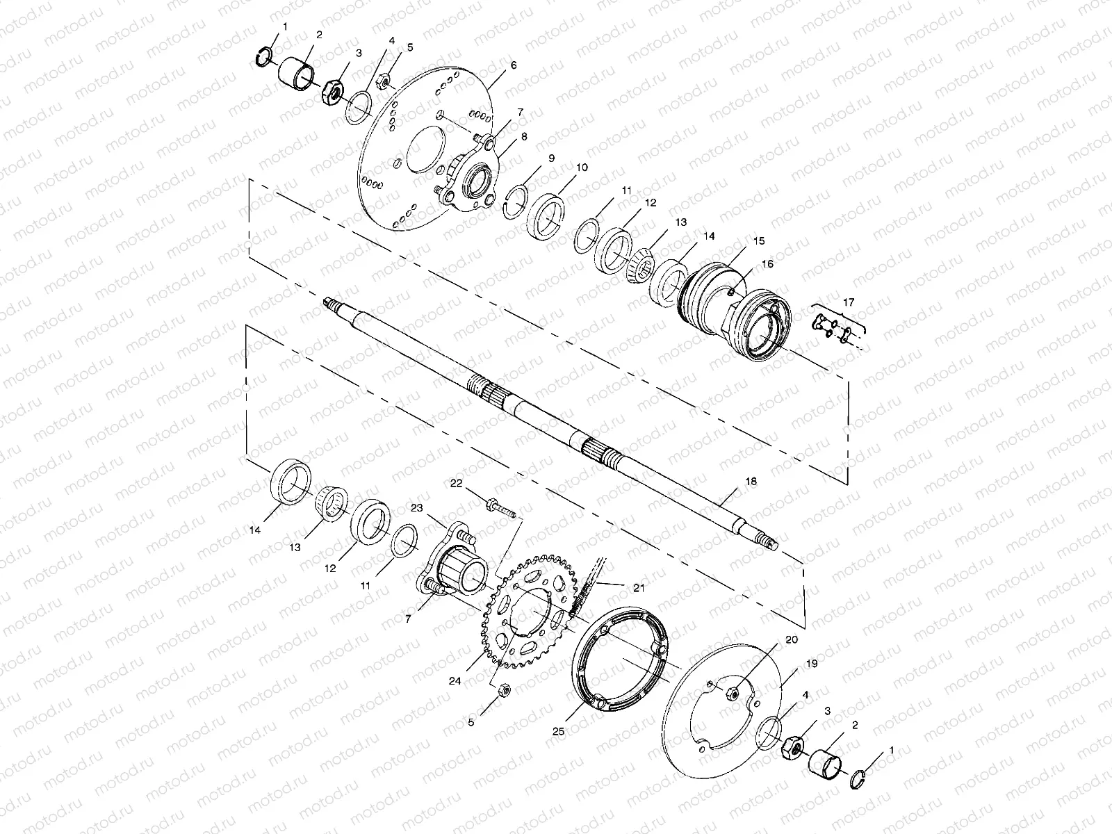 REAR HOUSING - A01BG50AA (4963766376C004) | REAR HOUSING - A01BG50AA (4963766376C004)