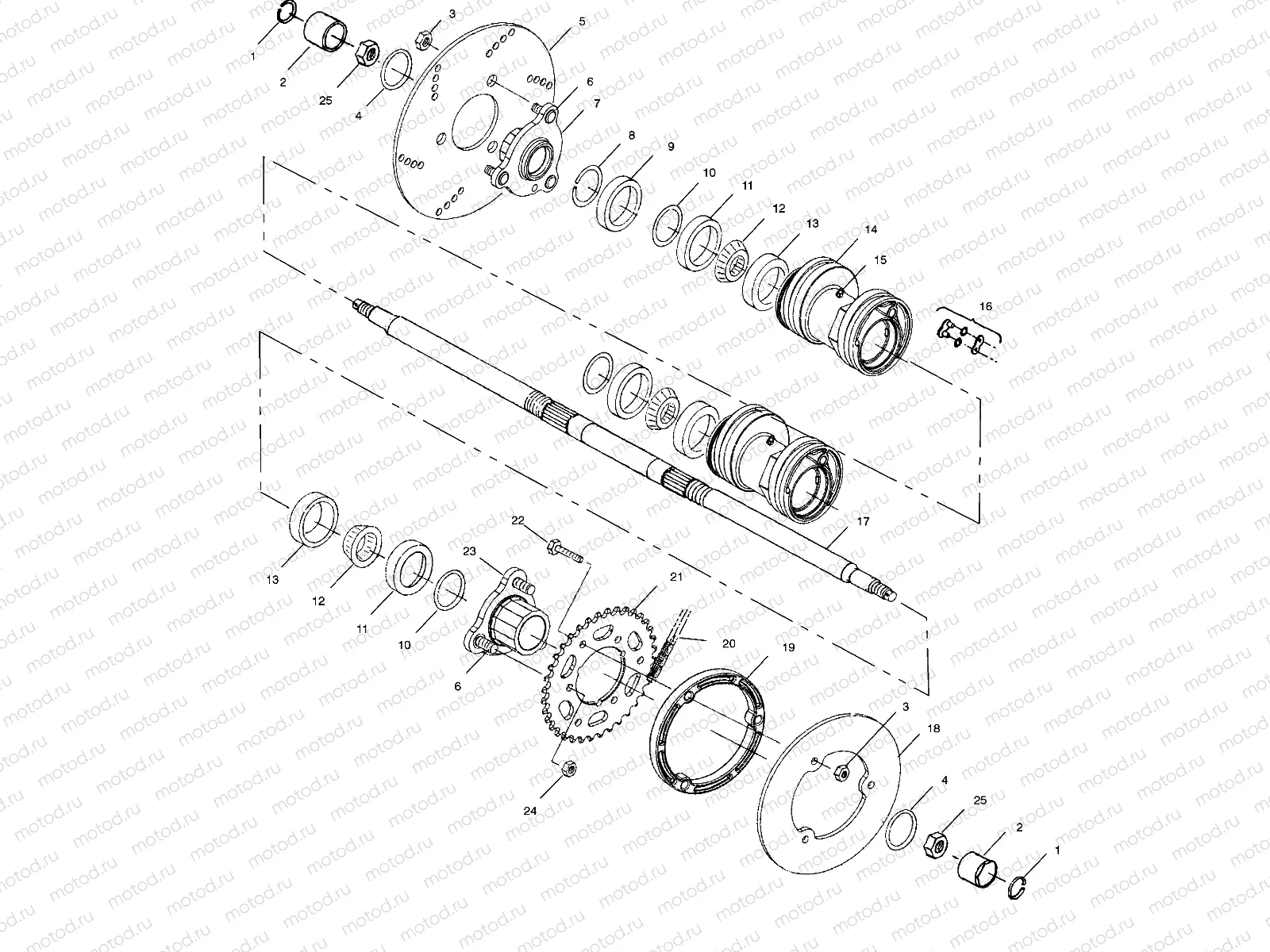 REAR HOUSING - A01CG38CA (4963916391B014) | REAR HOUSING - A01CG38CA (4963916391B014)