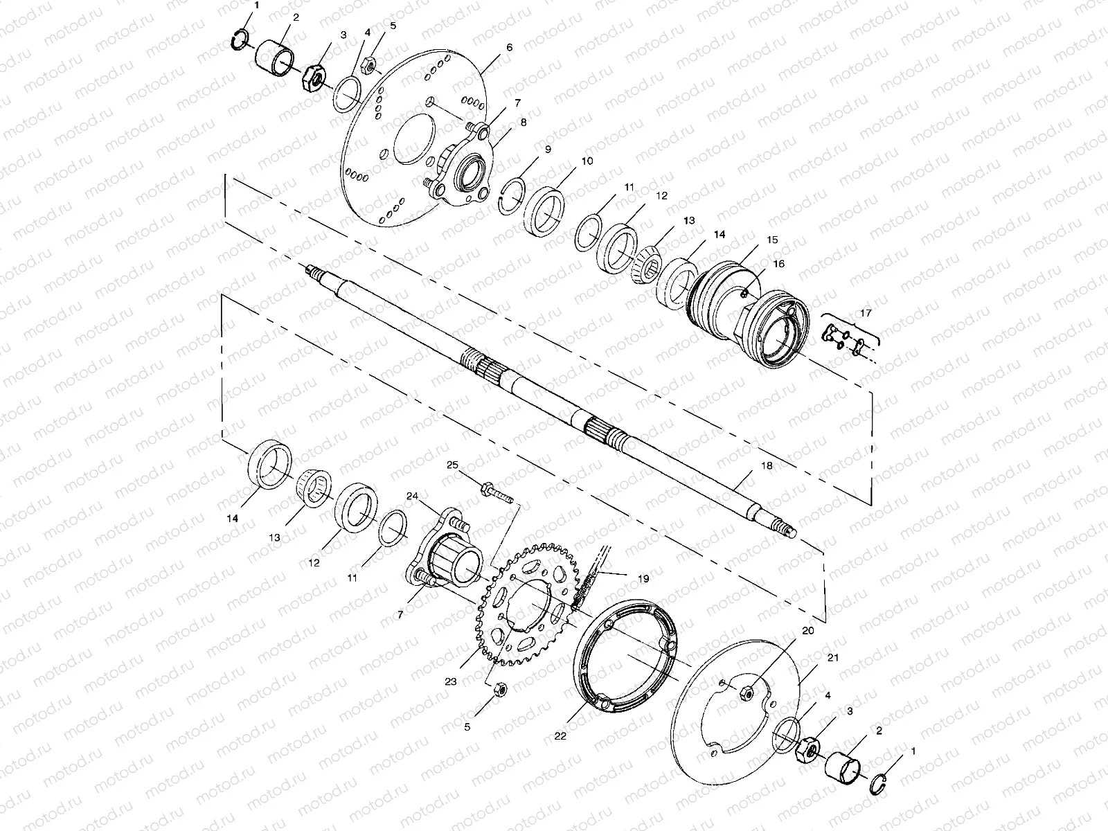 REAR HOUSING - A02CA32AA/AB (4969816981B09) | REAR HOUSING - A02CA32AA/AB (4969816981B09)