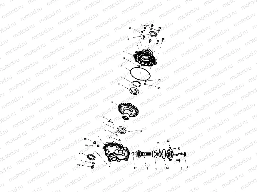 REAR HOUSING - A02CD50AA/AB/FB (4970197019C12) | REAR HOUSING - A02CD50AA/AB/FB (4970197019C12)