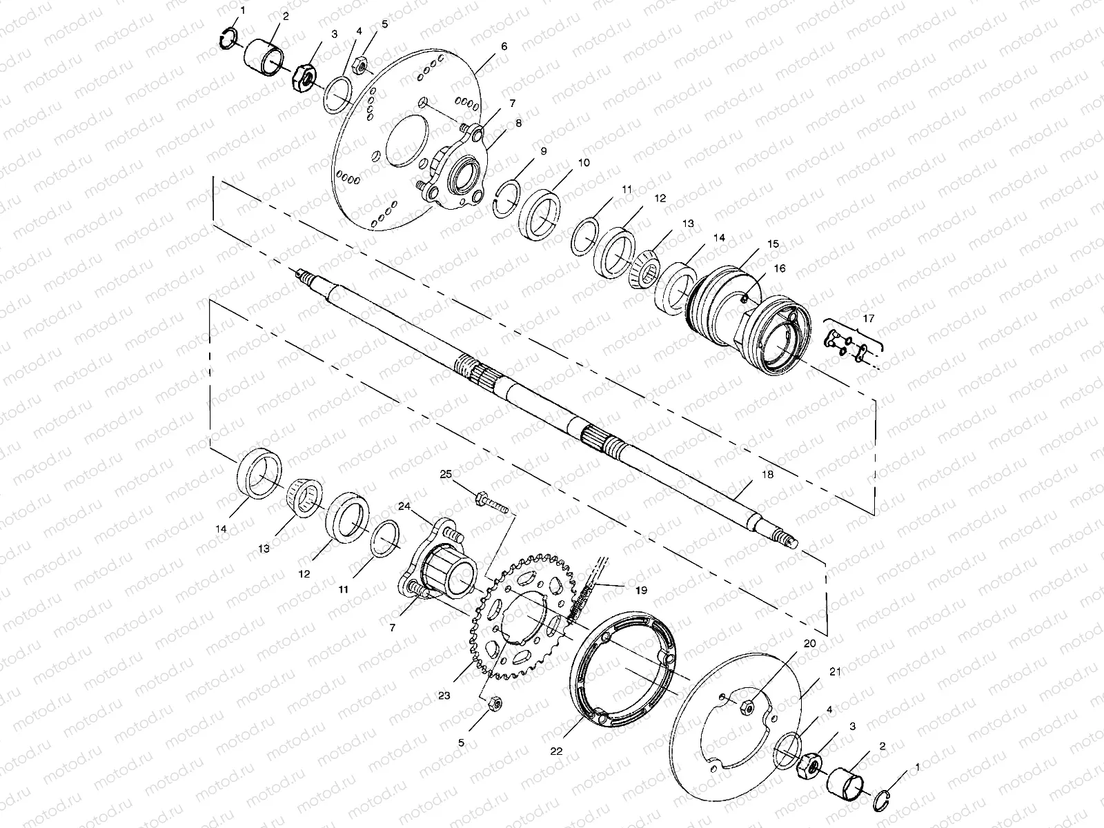 REAR HOUSING - A02CG25CA (4969856985B11) | REAR HOUSING - A02CG25CA (4969856985B11)