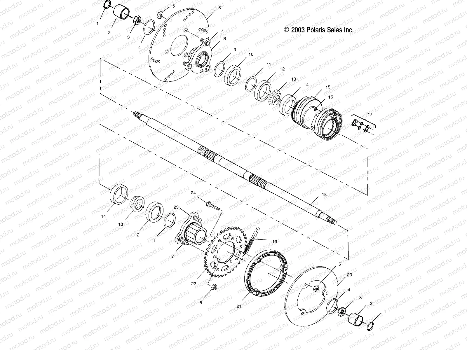 REAR HOUSING - A04CA32AA/AB/FA (4986208620B09) | REAR HOUSING - A04CA32AA/AB/FA (4986208620B09)