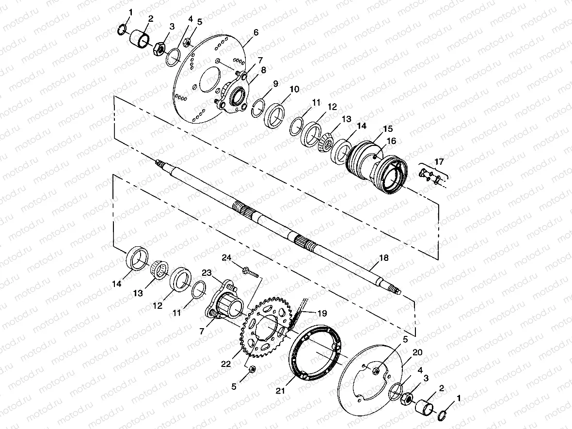 REAR HOUSING - A99BA38CA (4949534953c001) | REAR HOUSING - A99BA38CA (4949534953c001)