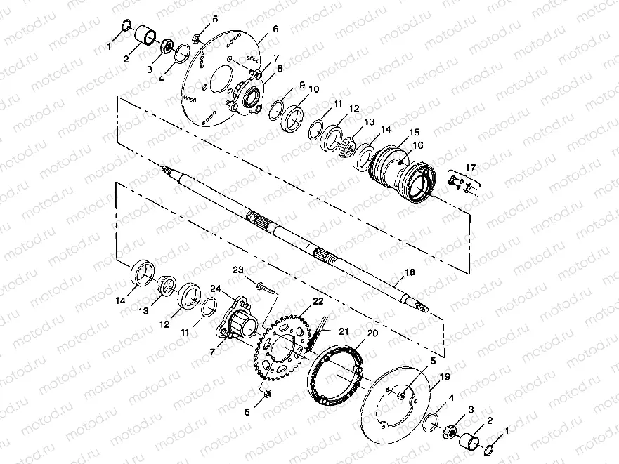 REAR HOUSING - A99BG38CA (4949664966c005) | REAR HOUSING - A99BG38CA (4949664966c005)