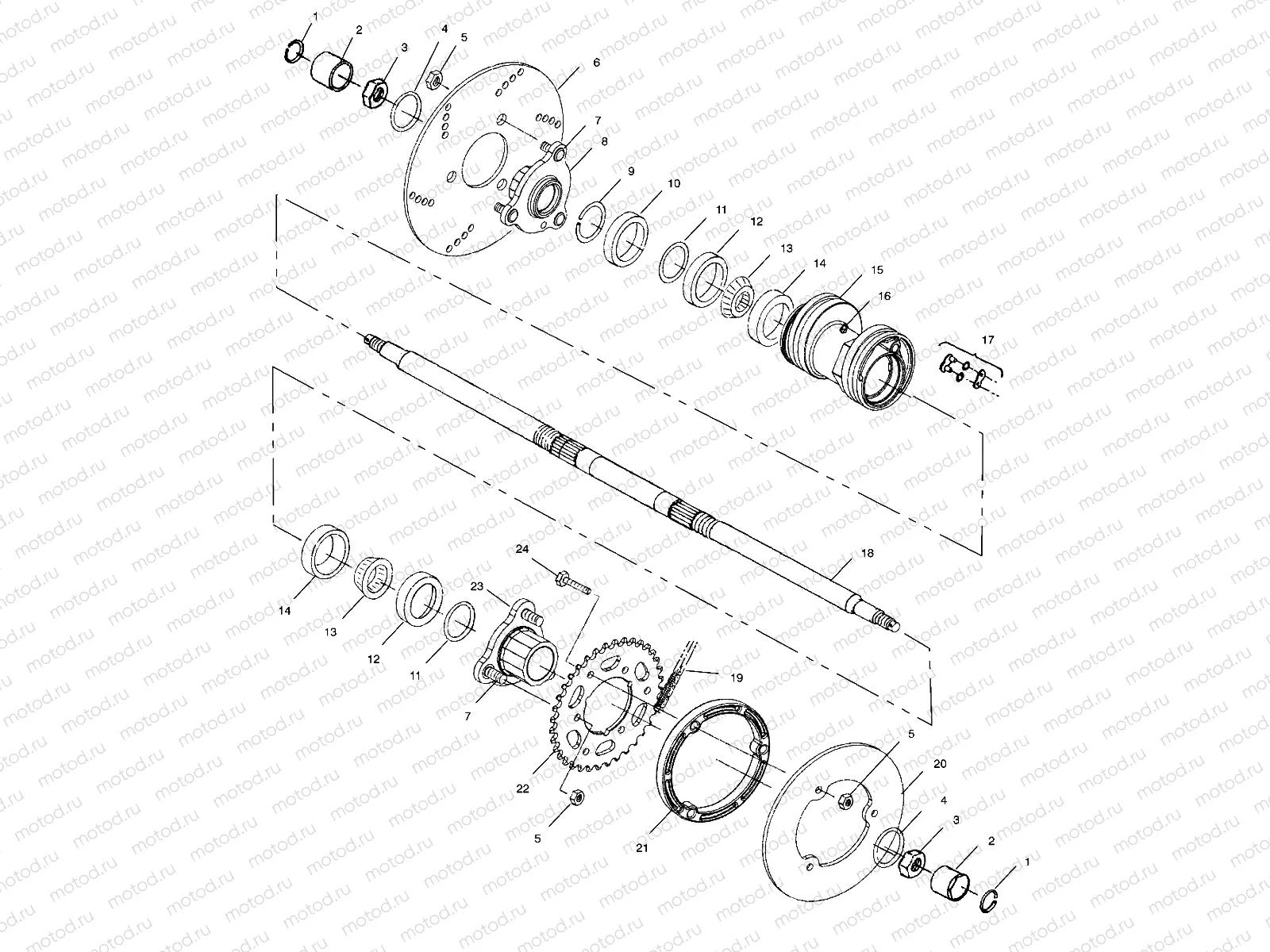 REAR HOUSING - A99BG50AA (4949714971c005) | REAR HOUSING - A99BG50AA (4949714971c005)