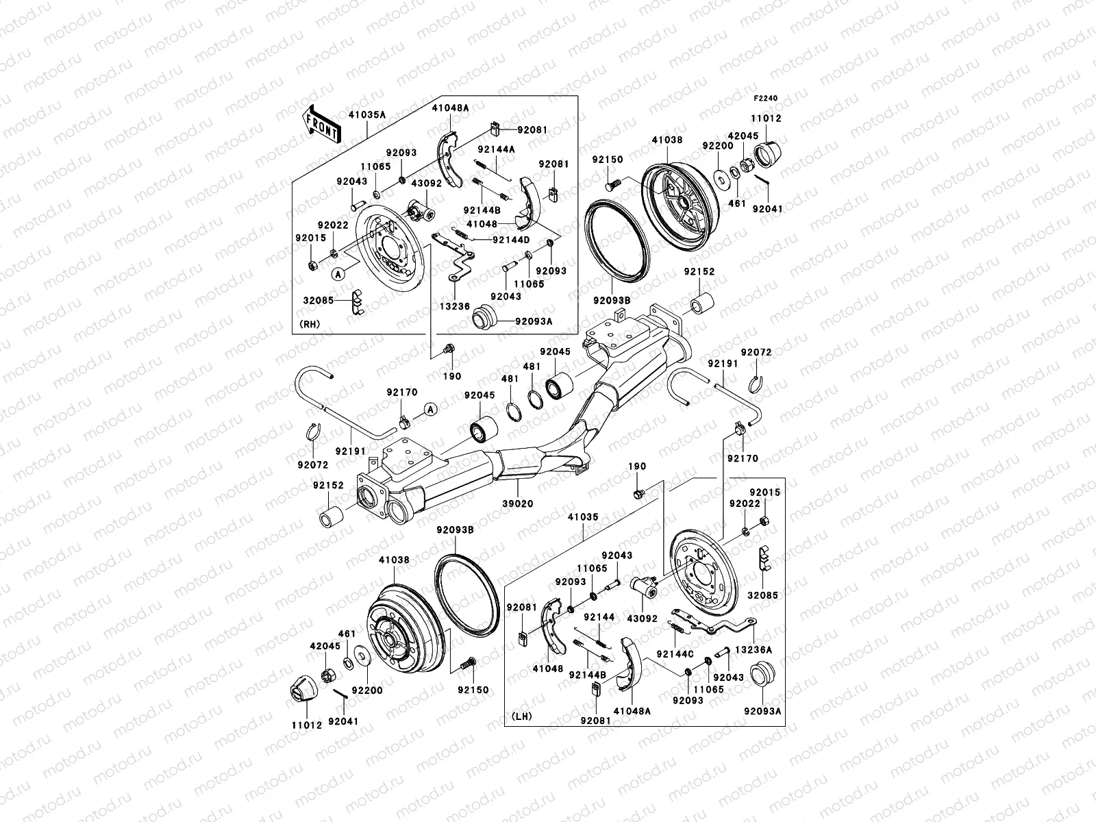 Rear Hubs/Brakes