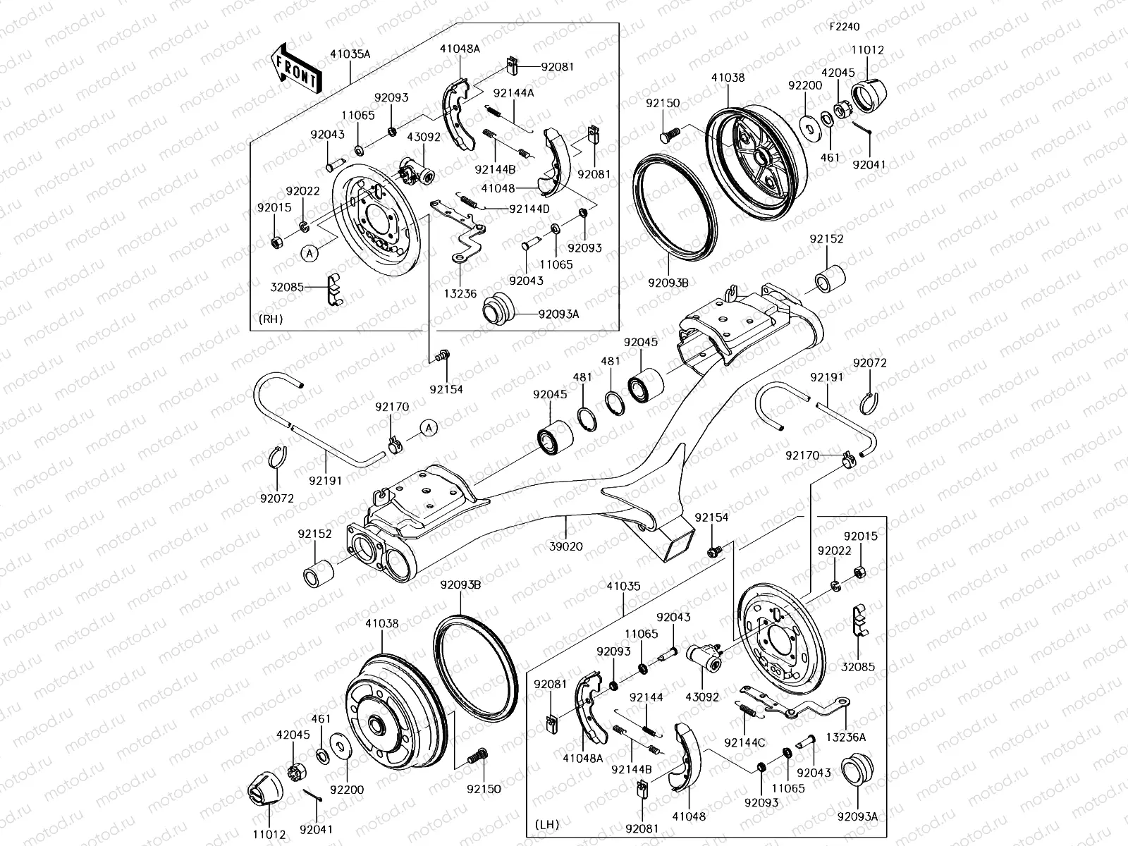 Rear Hubs/Brakes