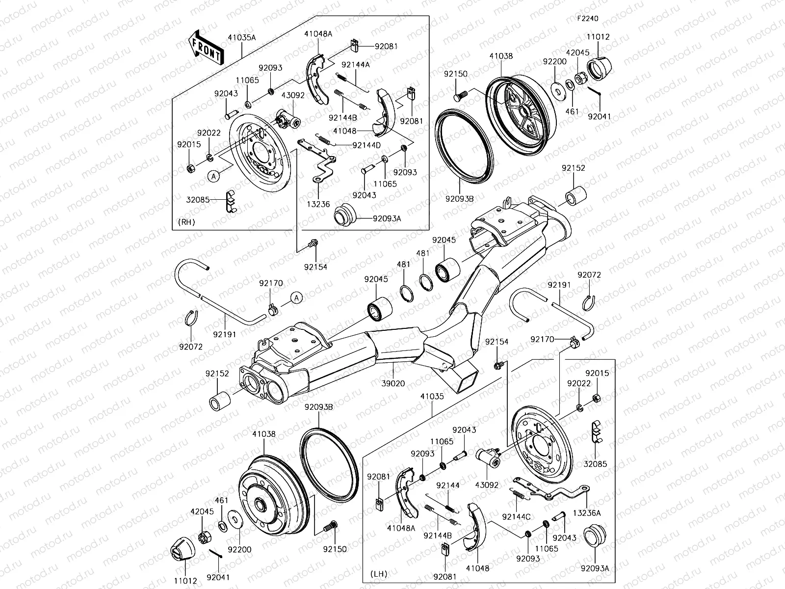 Rear Hubs/Brakes