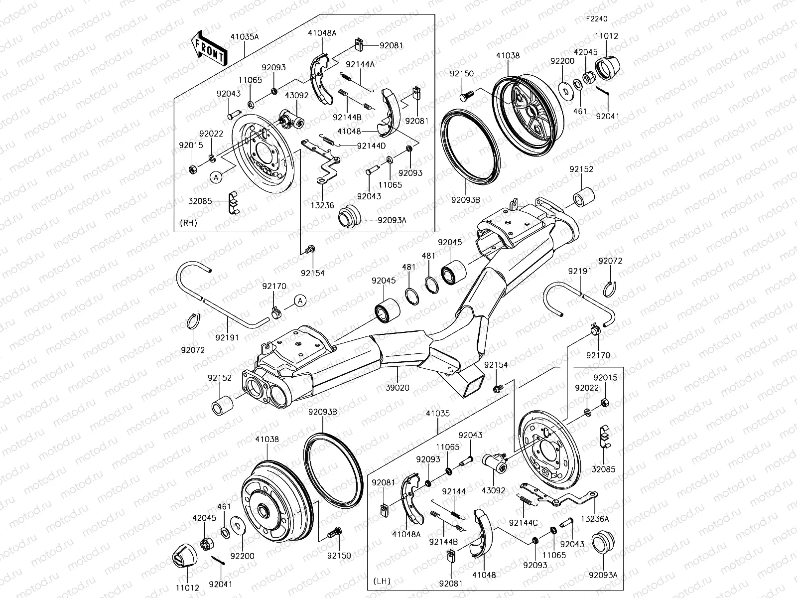 Rear Hubs/Brakes