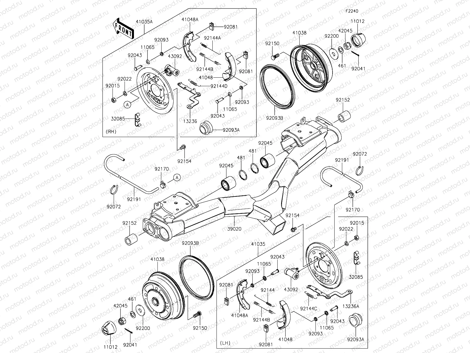 Rear Hubs/Brakes