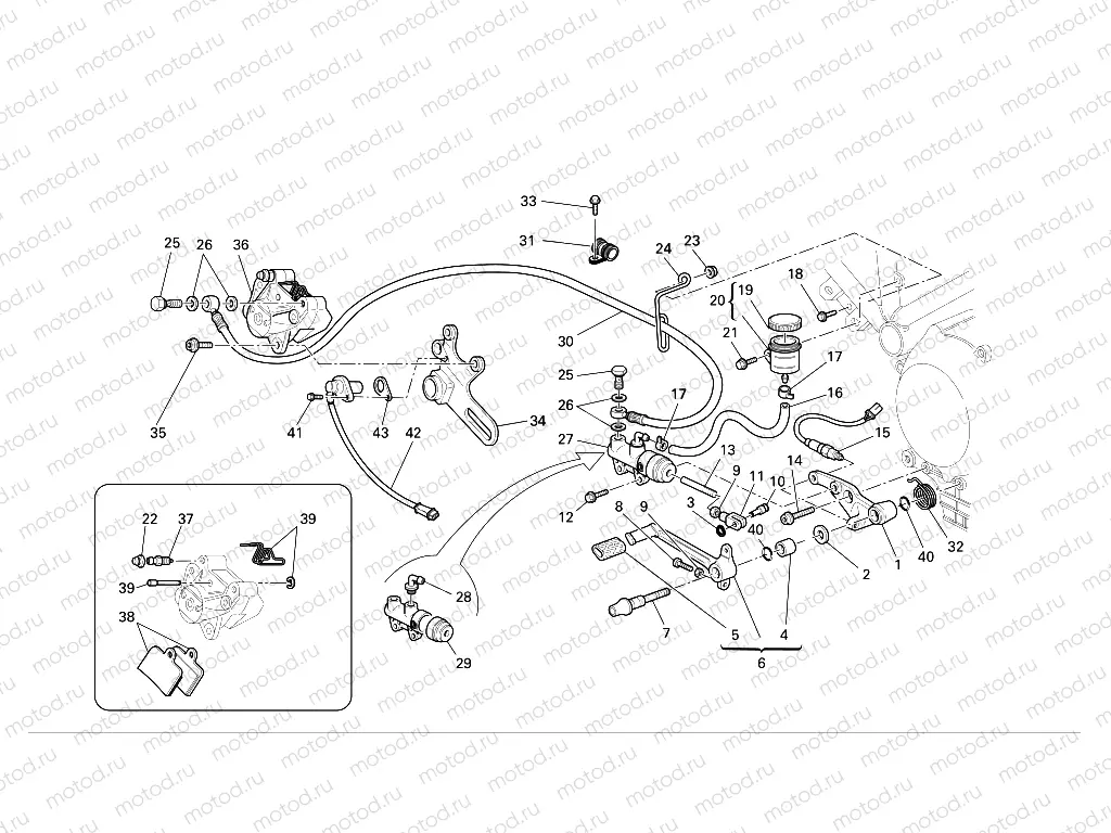 REAR HYDRAULIC BRAKE