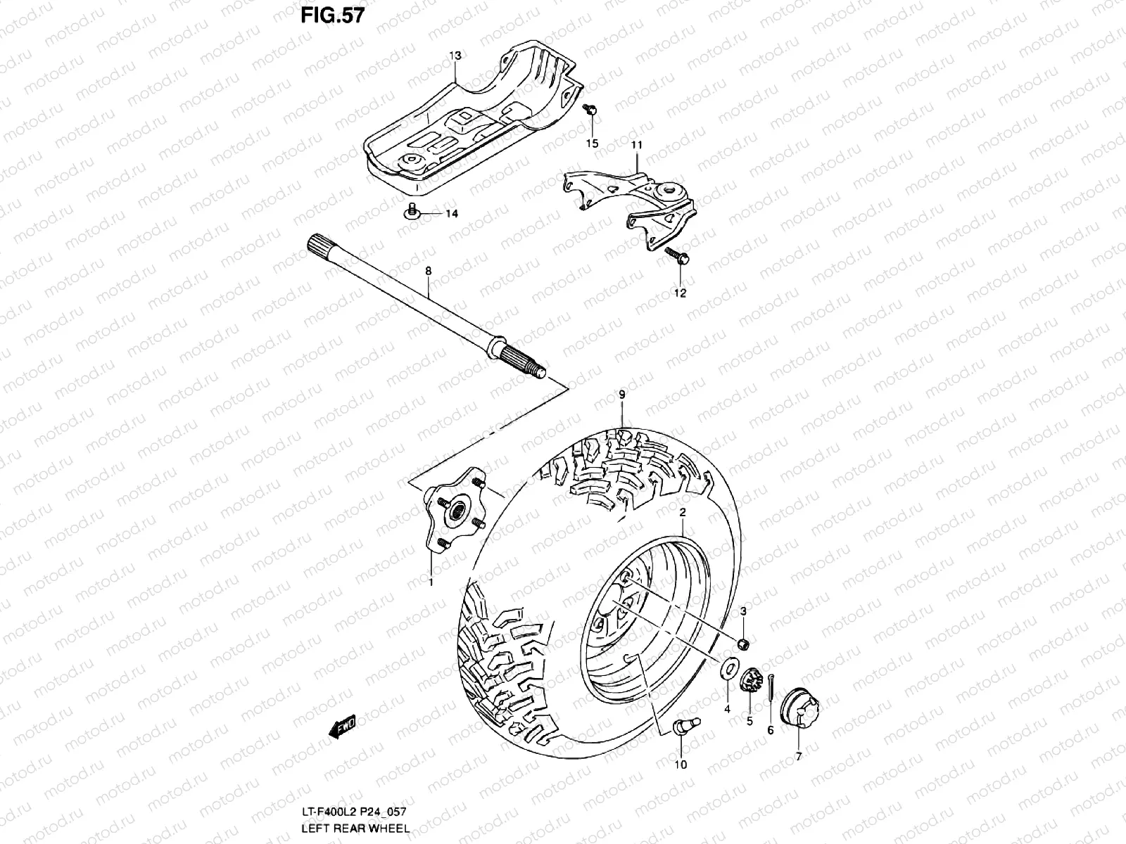 REAR LEFT WHEEL