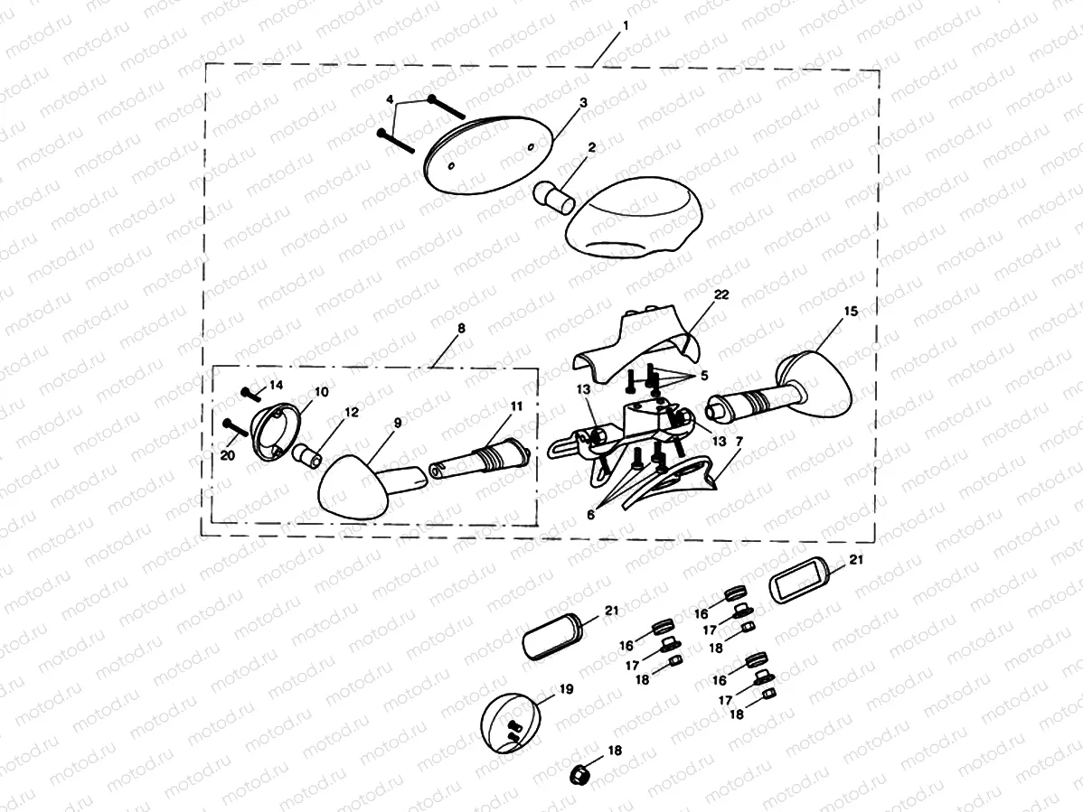 Rear Light & Rear Indicators