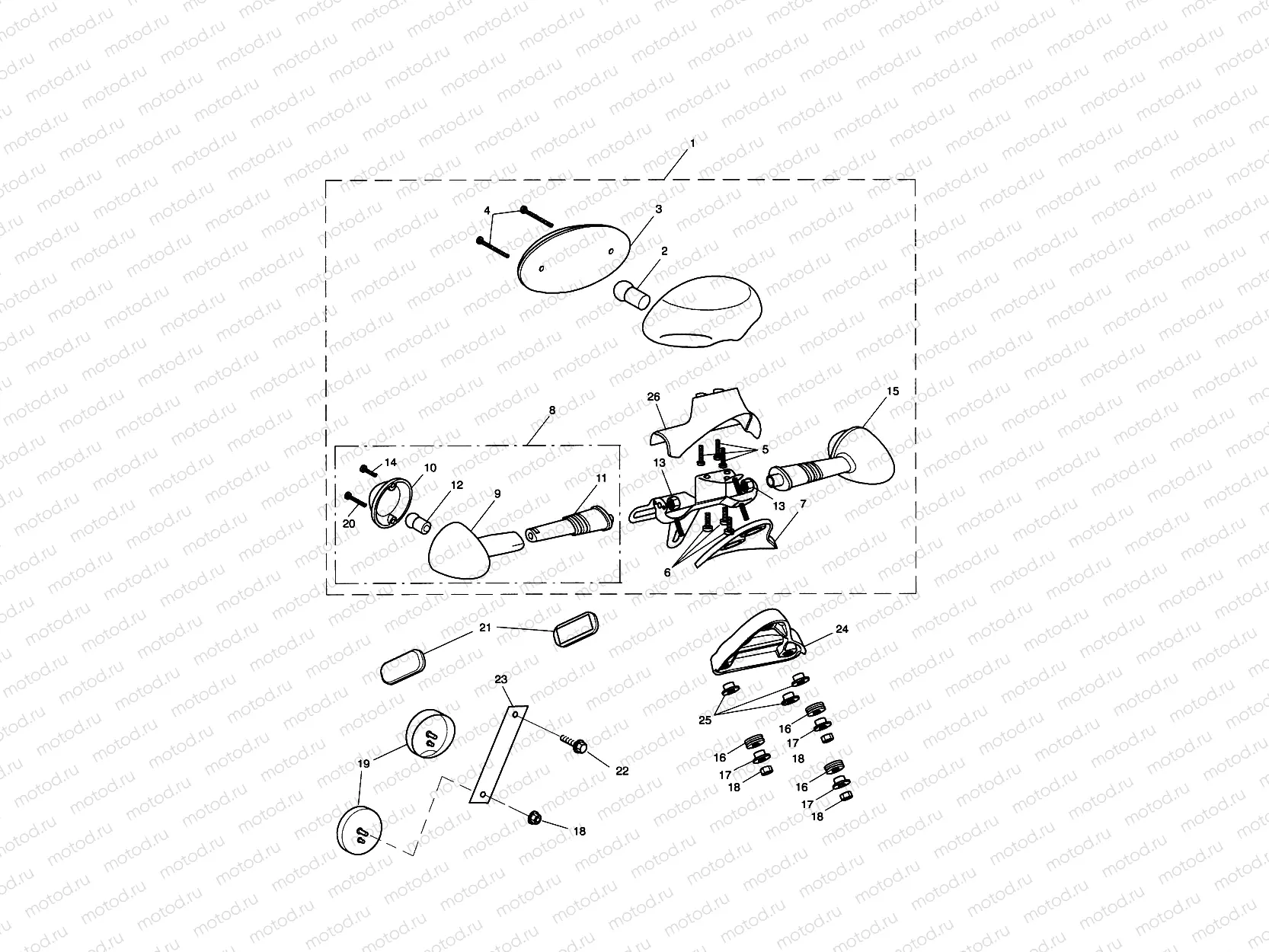 Rear Light & Rear Indicators