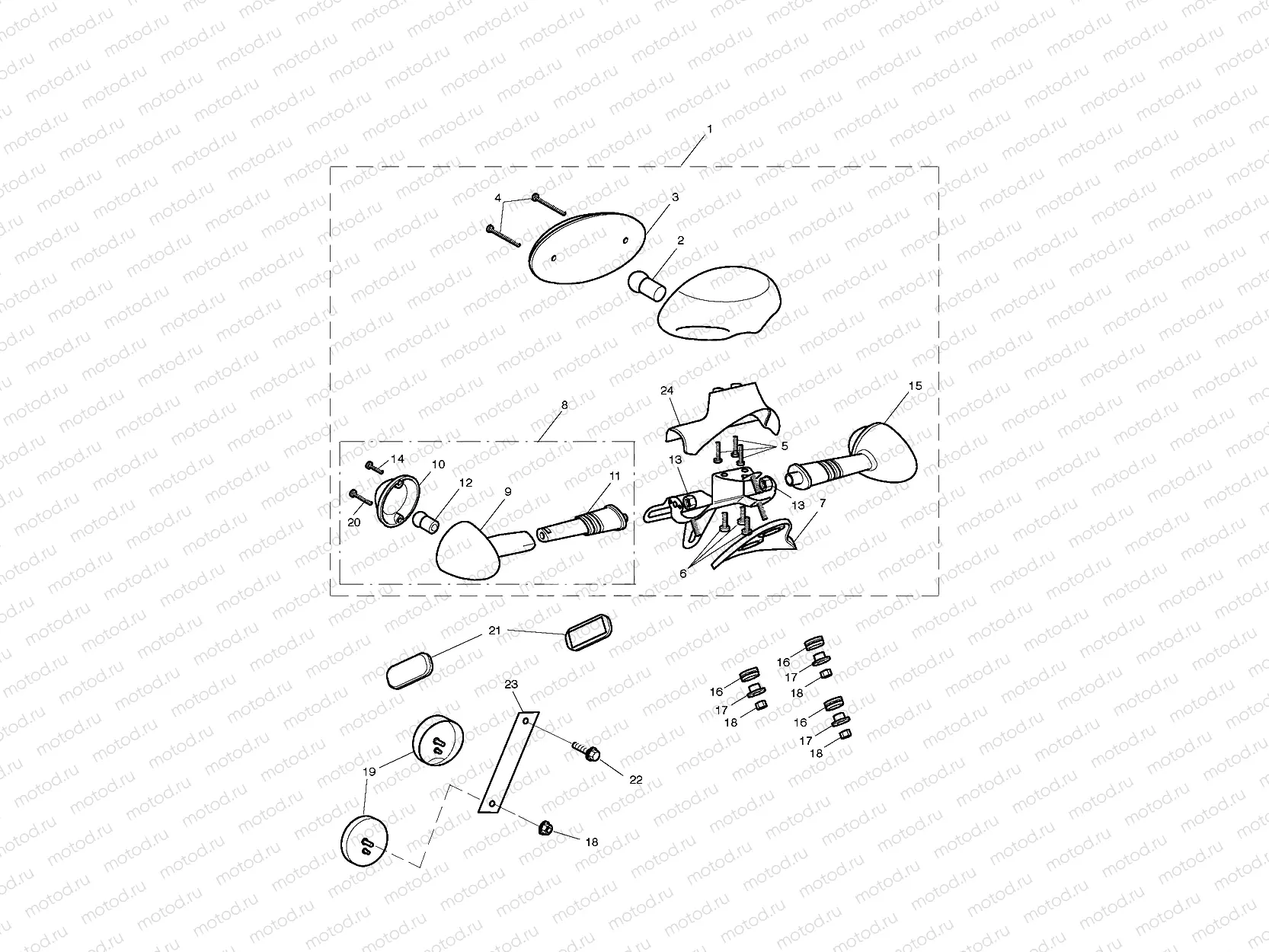 Rear Light & Rear Indicators