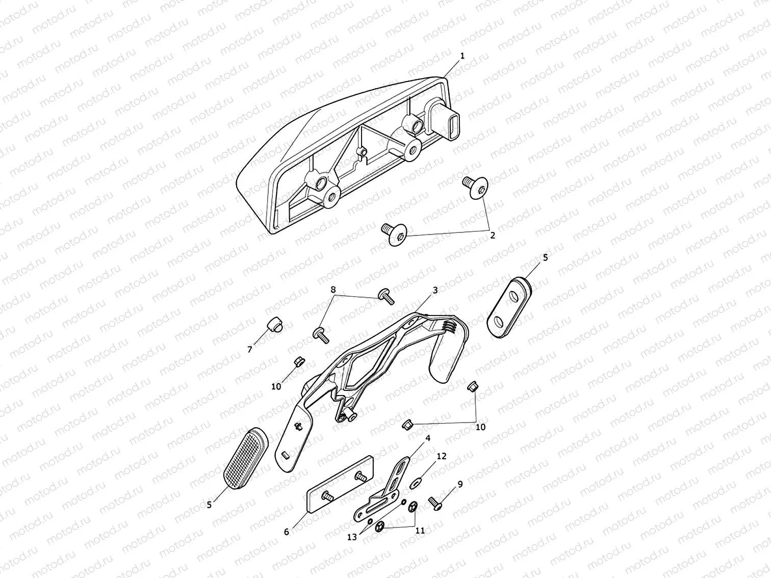 Rear Light & Reflectors