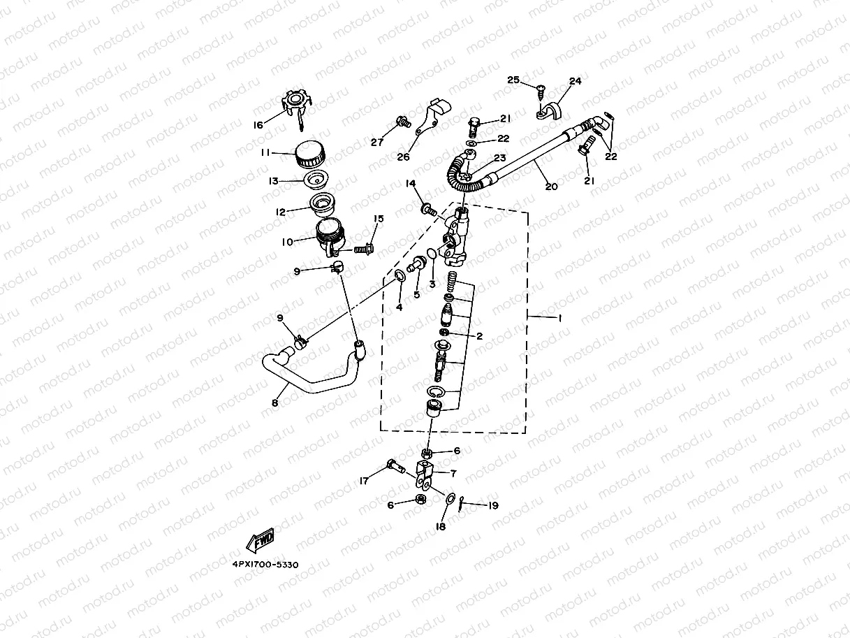 REAR MASTER CYLINDER