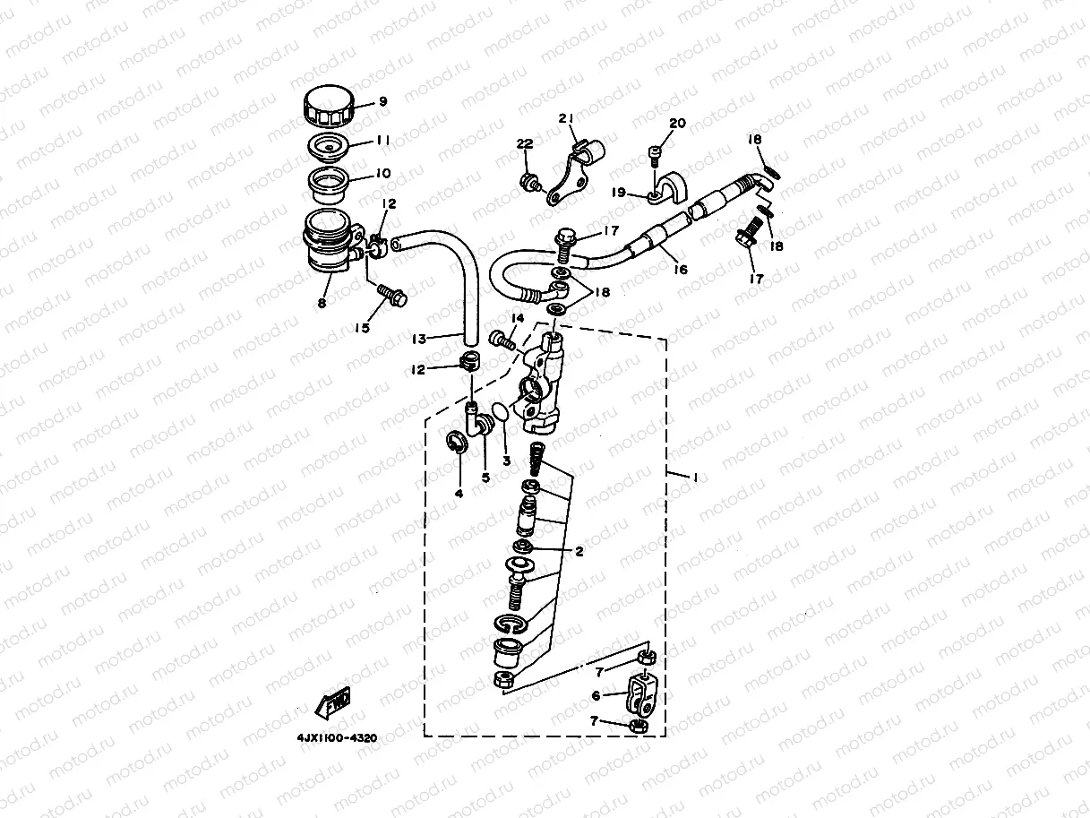 REAR MASTER CYLINDER