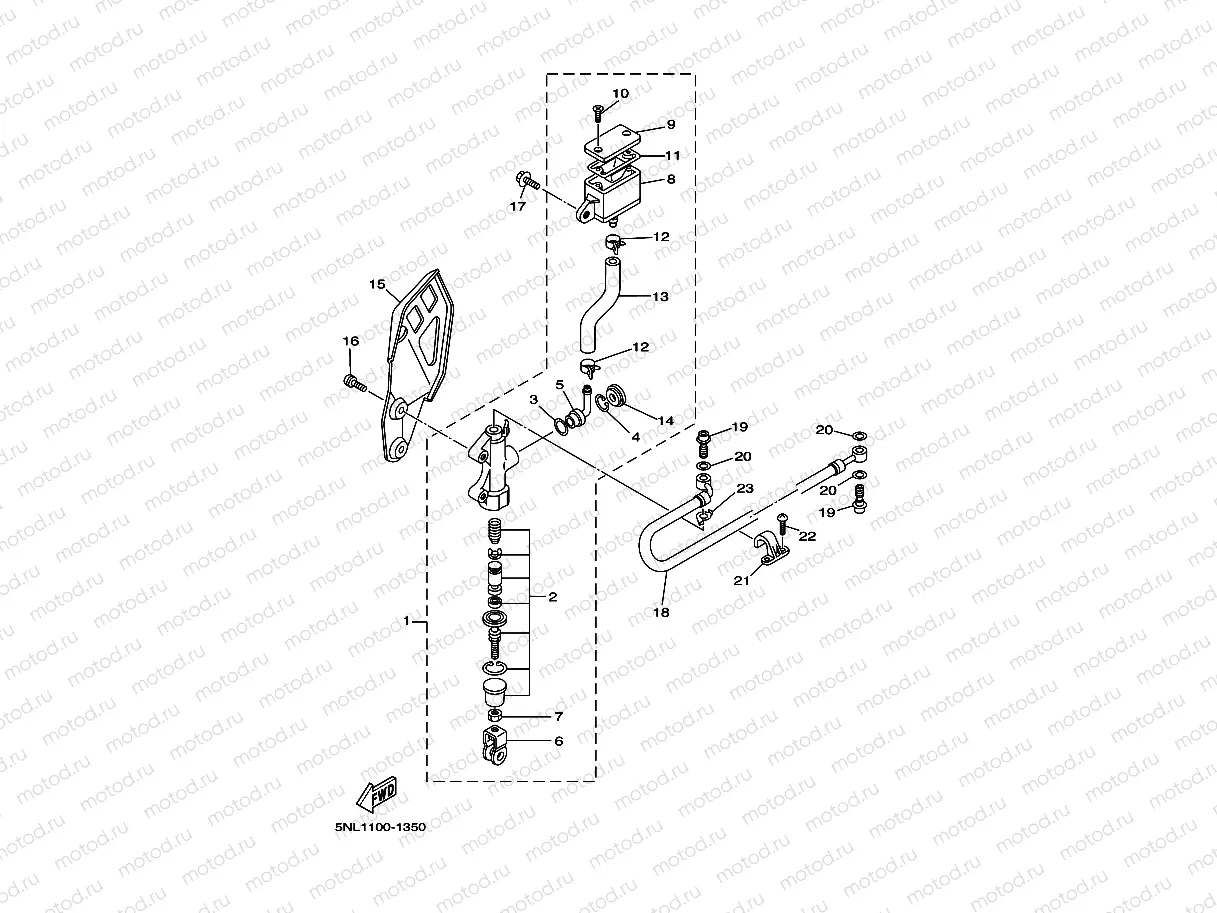 REAR MASTER CYLINDER