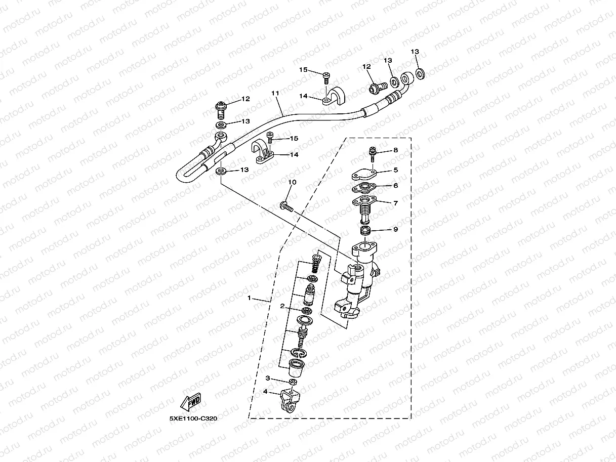REAR MASTER CYLINDER