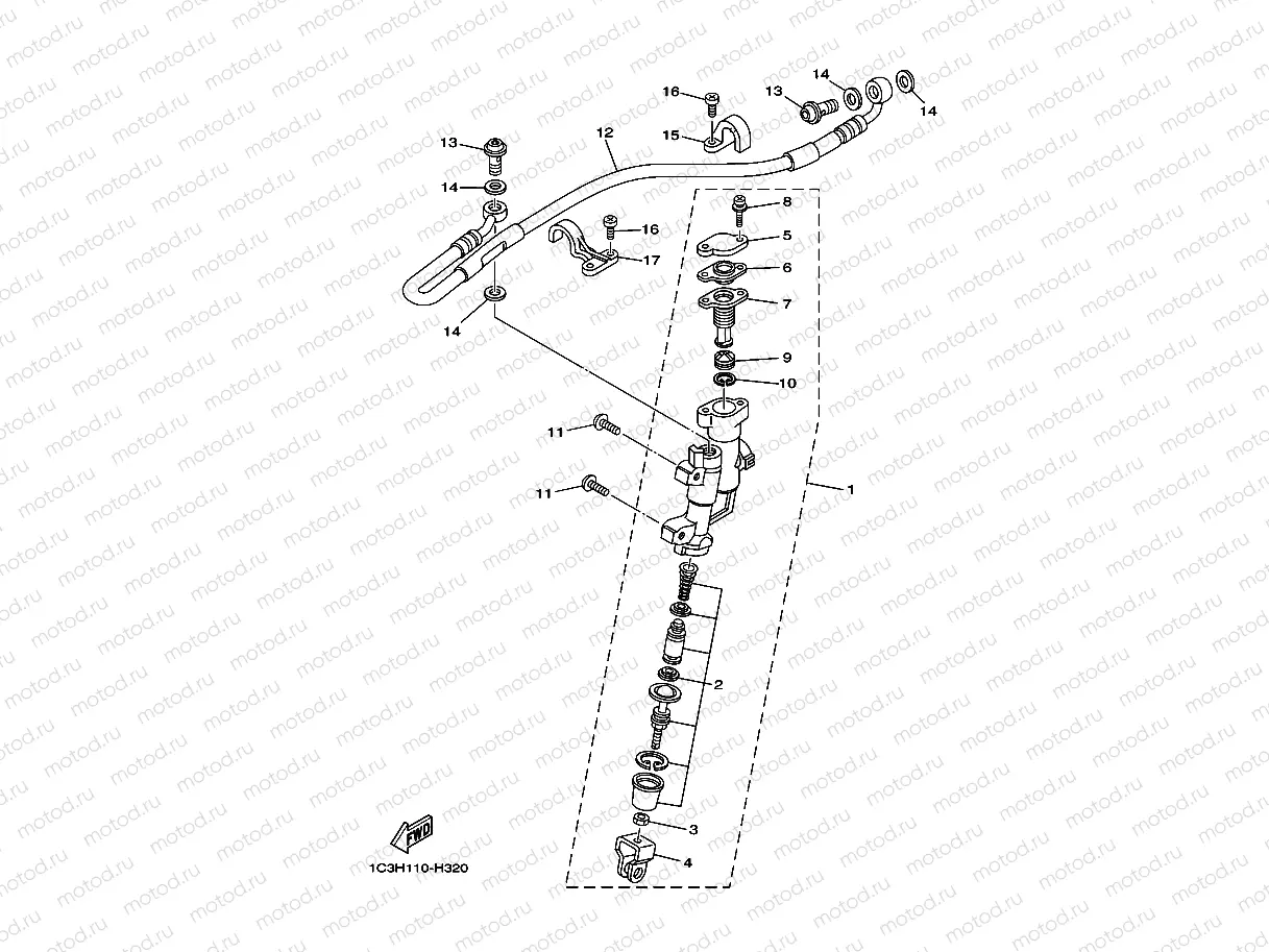 REAR MASTER CYLINDER