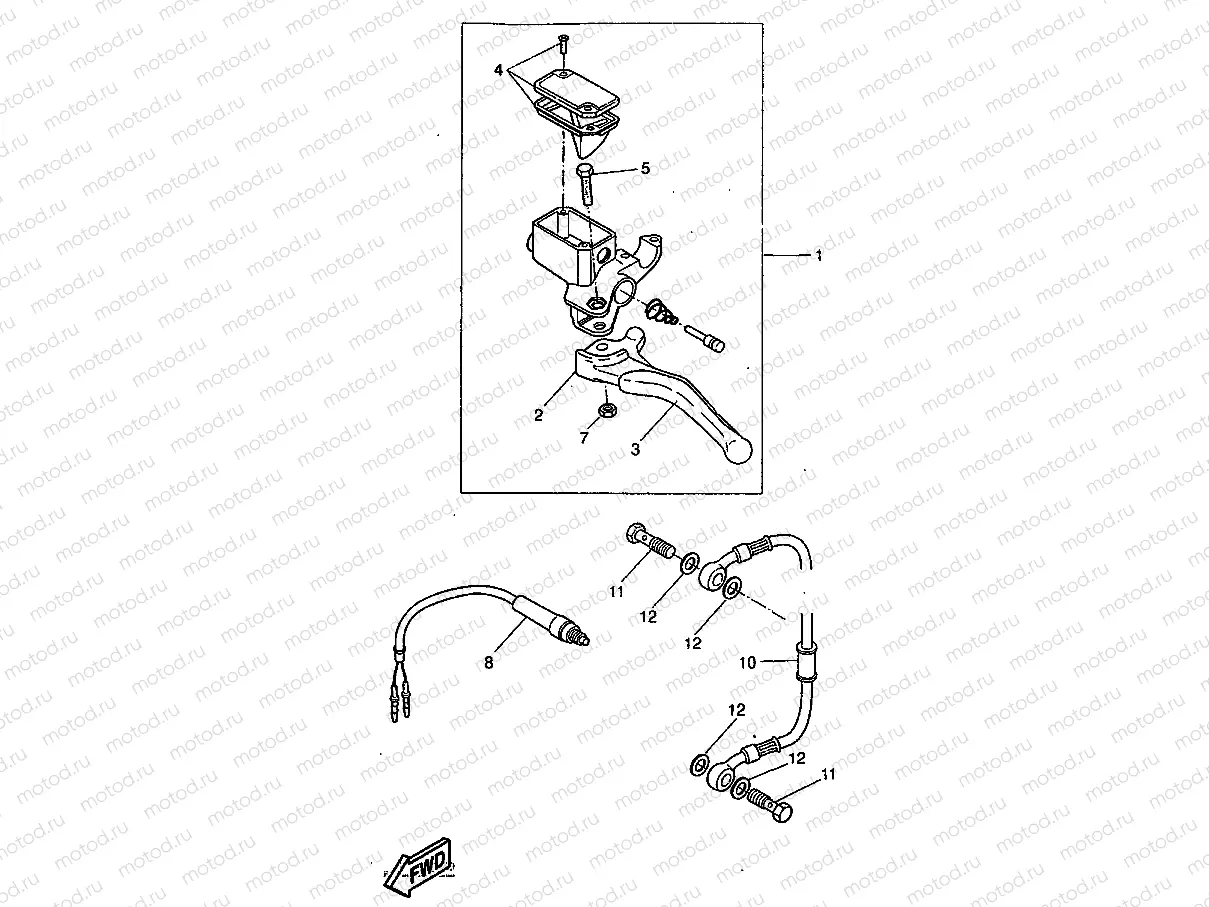 REAR MASTER CYLINDER