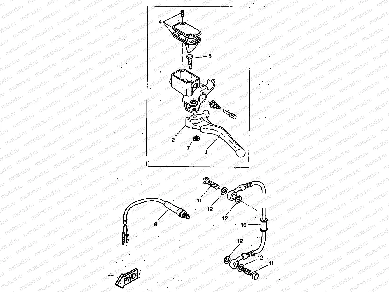 REAR MASTER CYLINDER