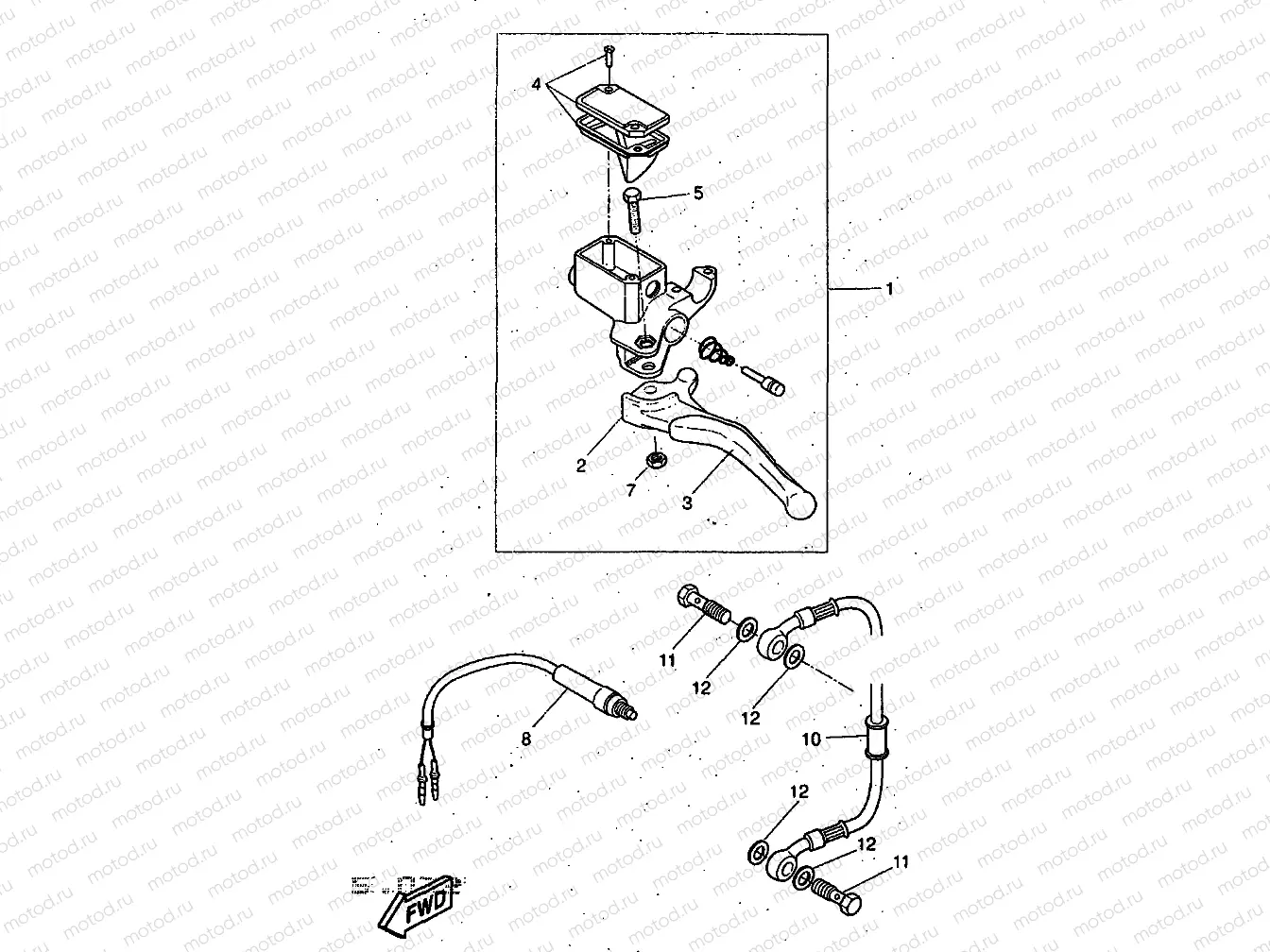 REAR MASTER CYLINDER