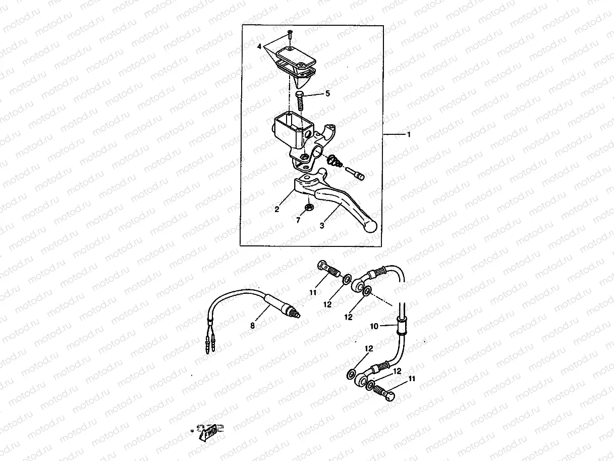 REAR MASTER CYLINDER
