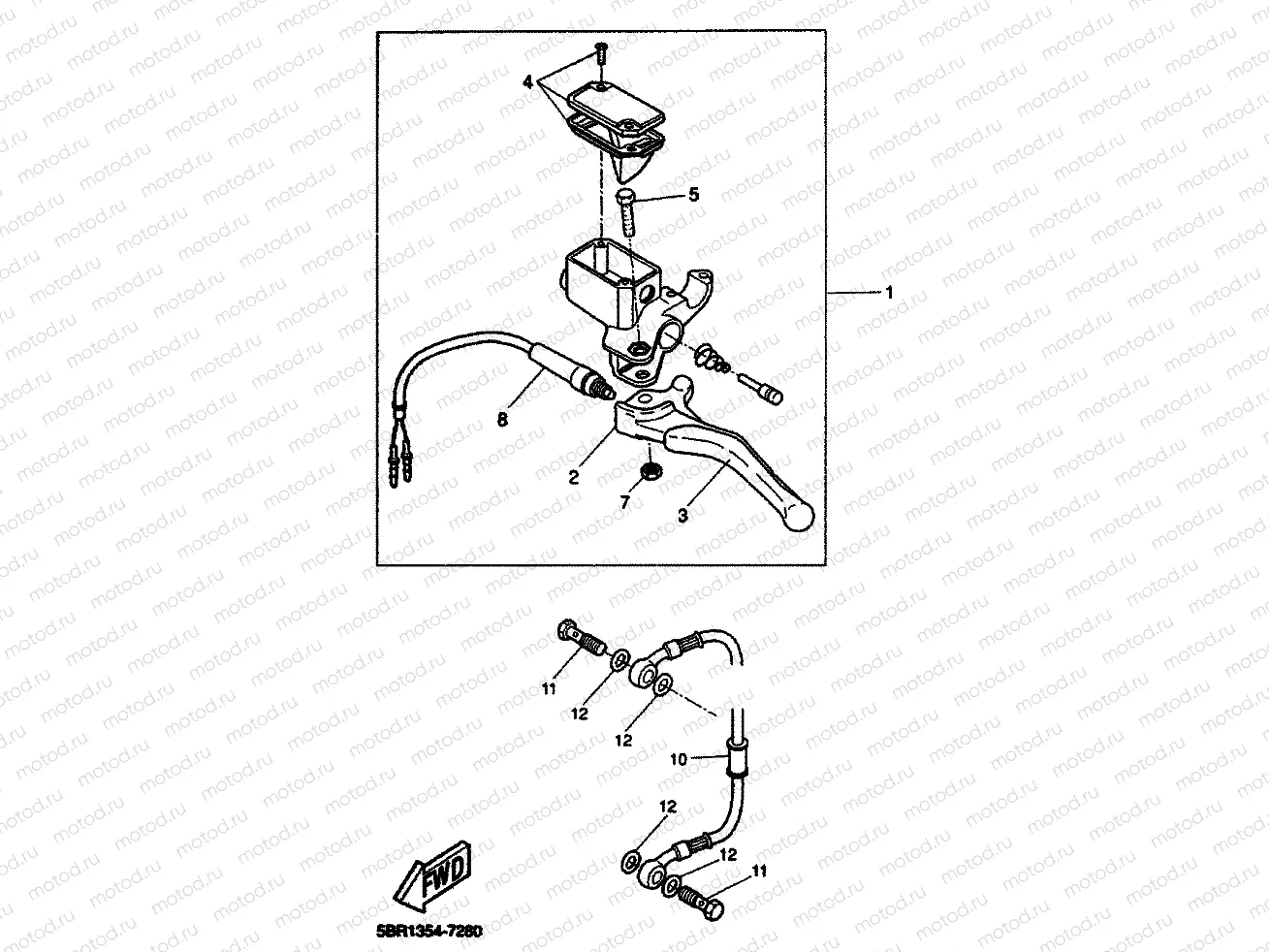 REAR MASTER CYLINDER