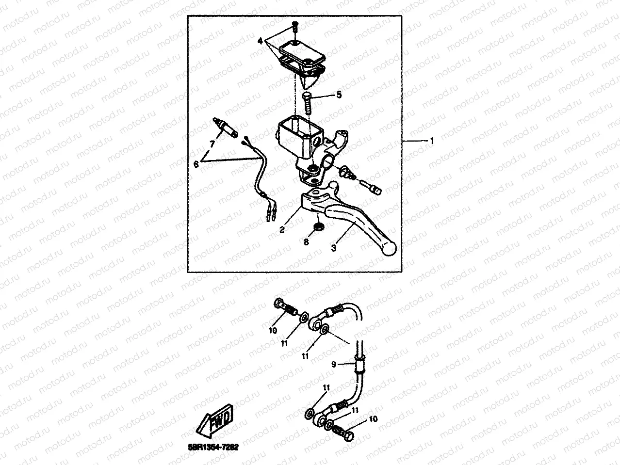 REAR MASTER CYLINDER