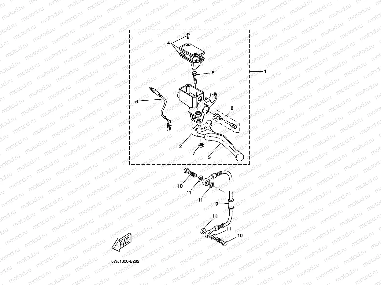 REAR MASTER CYLINDER