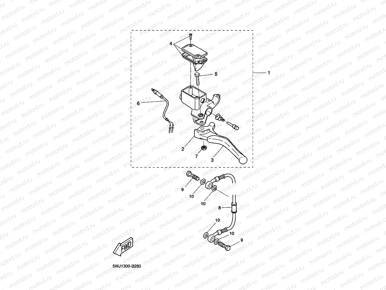 REAR MASTER CYLINDER