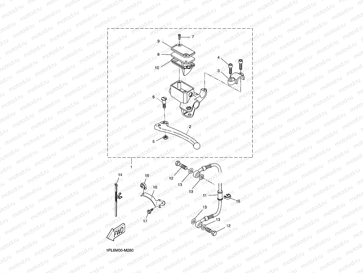REAR MASTER CYLINDER