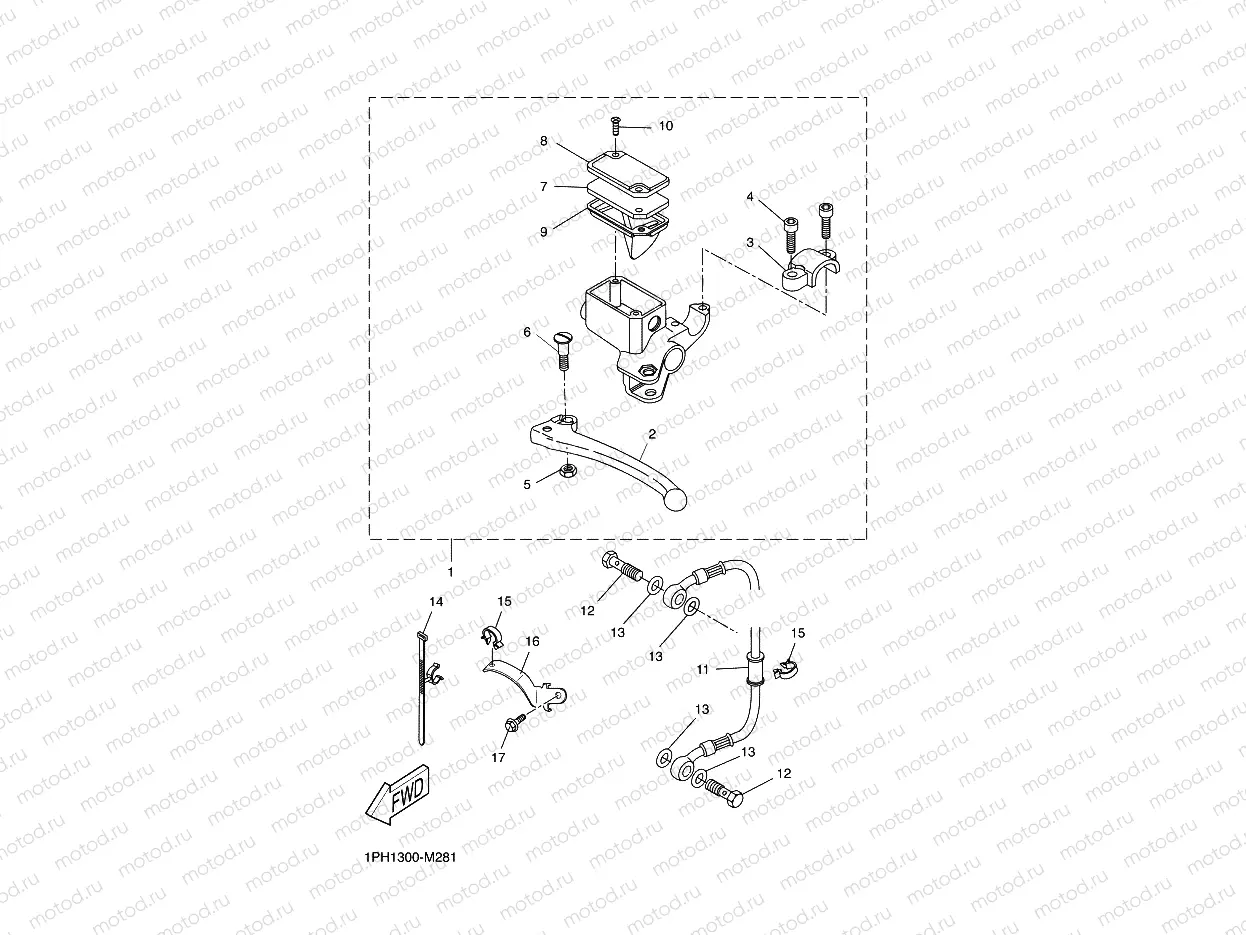 REAR MASTER CYLINDER