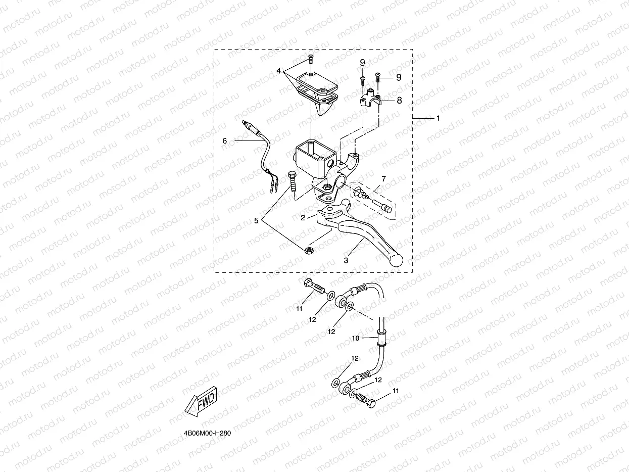 REAR MASTER CYLINDER