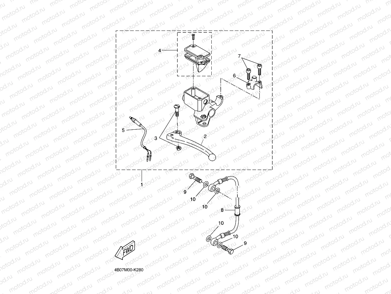 REAR MASTER CYLINDER
