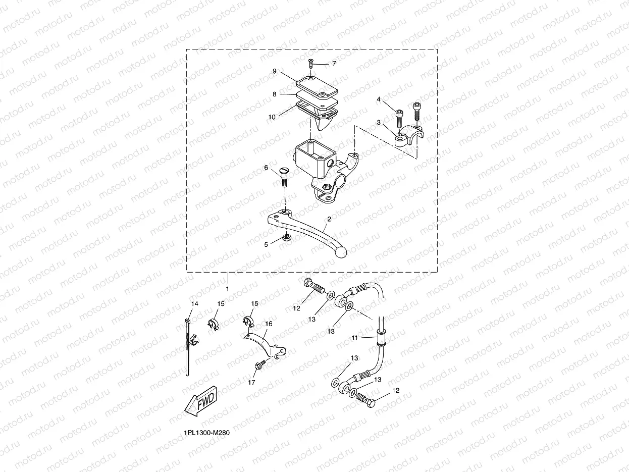 REAR MASTER CYLINDER
