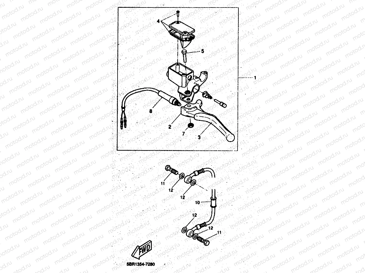 REAR MASTER CYLINDER