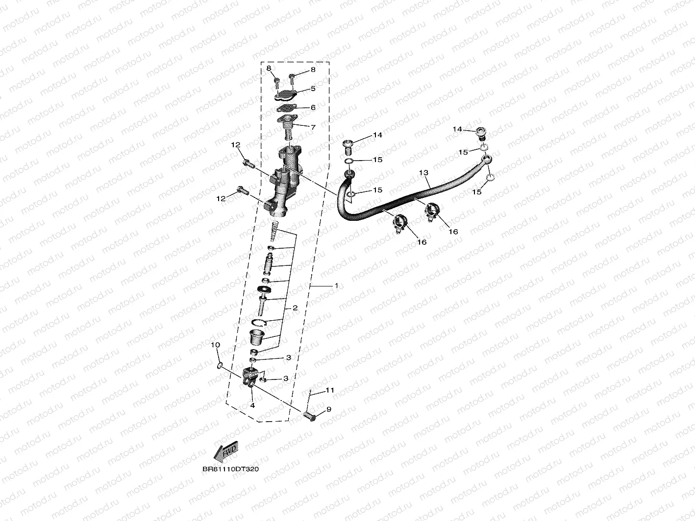 REAR MASTER CYLINDER