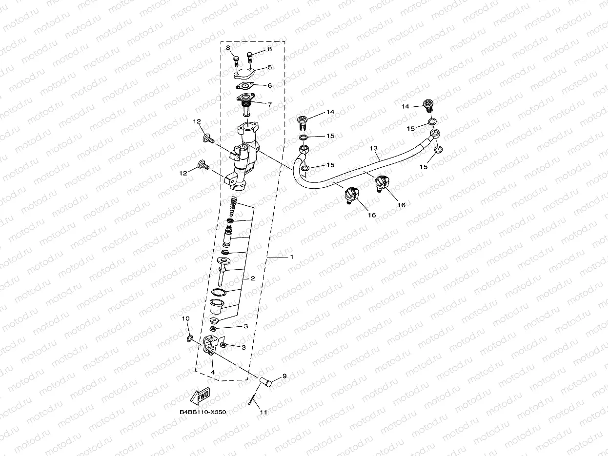 REAR MASTER CYLINDER