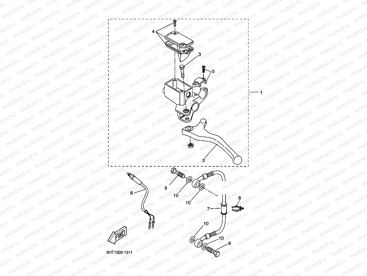 REAR MASTER CYLINDER